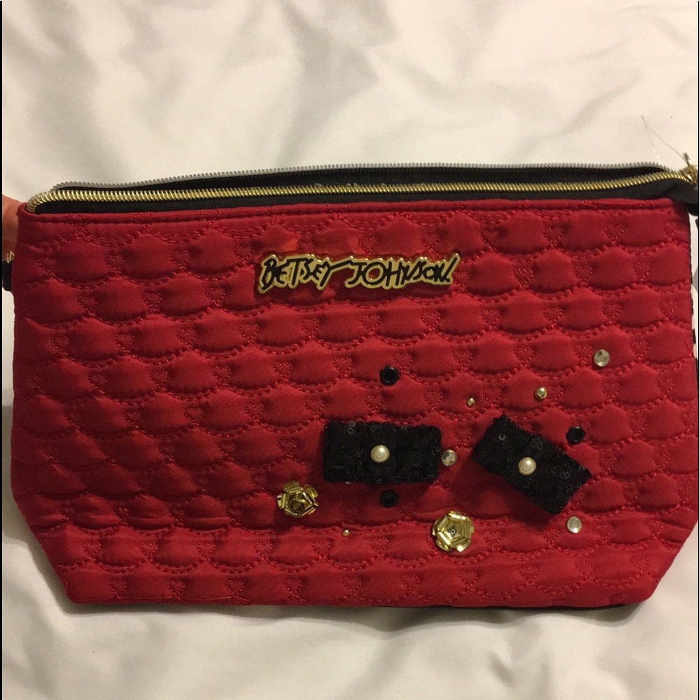 Betsy Johnson clutch ,great as a  Christmas gift